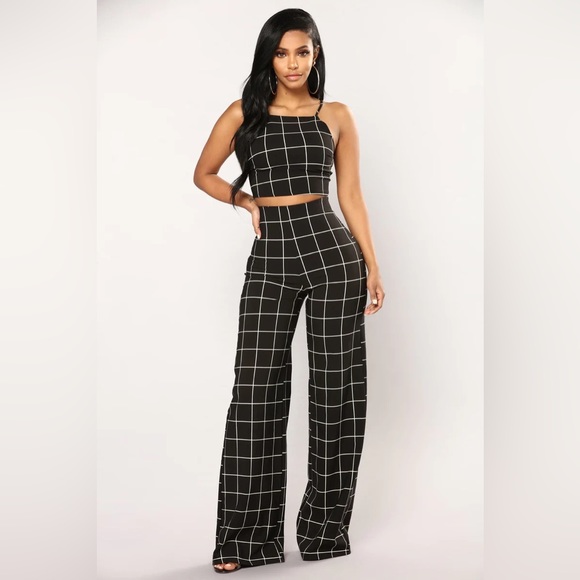 Fashion Nova Pants - Take A Picture Pant Set
